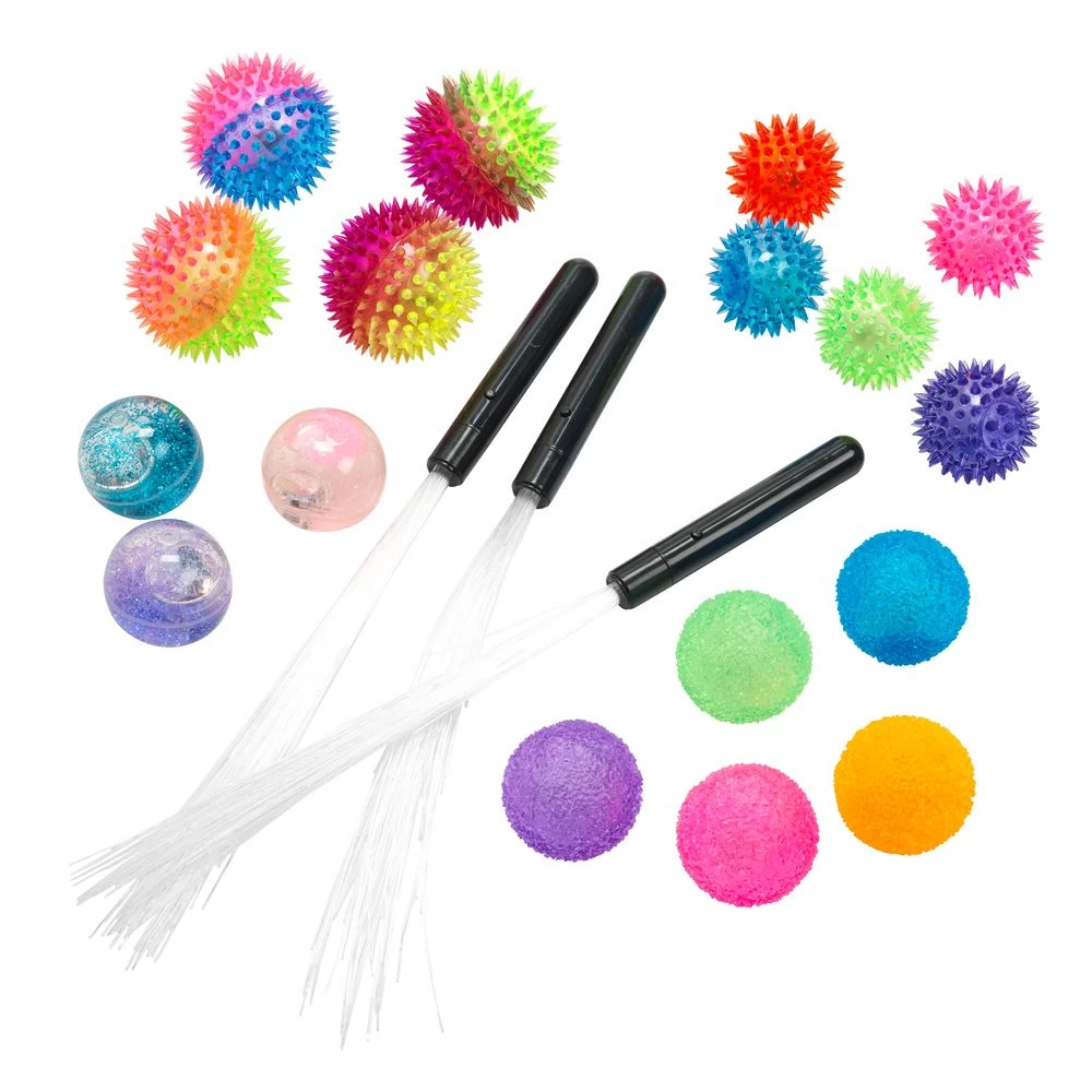 Light Up Sensory Fidget Assortment - 60 Pieces 2 Light Up Sensory Fidget Assortment - 60 Pieces - Image 2