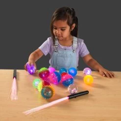 Light Up Sensory Fidget Assortment - 60 Pieces 5 Light Up Sensory Fidget Assortment - 60 Pieces -Children School Supplies S1007249 1