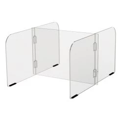 4-Zone Sneeze Guard - 60” X 30”