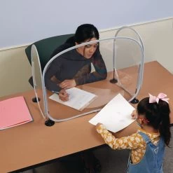 Excellerations® Fold-Up Portable Desktop Barrier - Set Of 100 -Children School Supplies S1018921 2