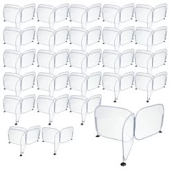 Excellerations® 3-Way Desktop Barrier - 50-Pack