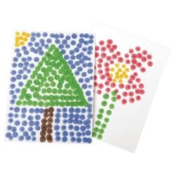 Colorations® Dabber Stencils And Marker Kit - 46 Stencils & 22 Dabber Dot Marker Colors -Children School Supplies S1020948 5