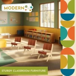 Excellerations® Natural Plywood Lounge Chair -Children School Supplies S1024525 5