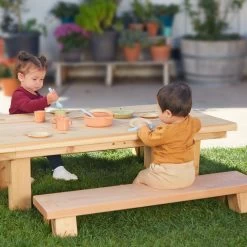 Infant Table And Benches - 5"H Seat & 14"H Table -Children School Supplies S1032543 2