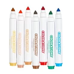 Colorations® Washable Classroom Value Pack Chubby Markers - Set Of 128 -Children School Supplies S1047960 1