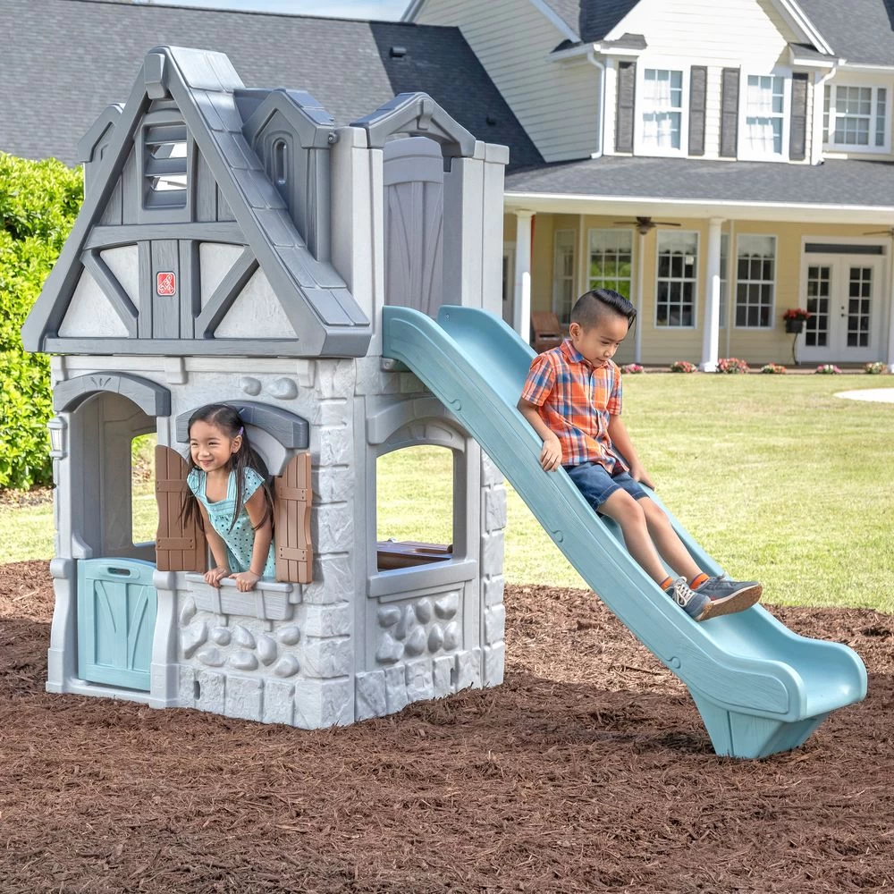 Step2 Enchanting Adventures 2-Story Playhouse & Slide 3 Step2 Enchanting Adventures 2-Story Playhouse & Slide - Image 3