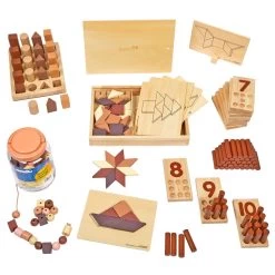 Excellerations® Natural Math Kit - Kit Of 4 -Children School Supplies S1054191 5