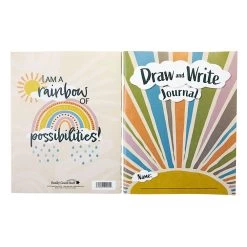 Really Good Stuff® Boho Draw And Write Journals - Set Of 12 -Children School Supplies S1058107 1