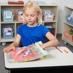 Really Good Stuff® Boho Storage Bags - Set Of 12 -Children School Supplies S1058119 5