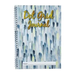 Really Good Stuff® Cool And Calm Dot Grid Spiral Journals - Set Of 6