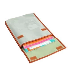 Really Good Stuff® Boho Book Pouch Medium - Mint Book Pouch With Clay Trim - Single -Children School Supplies S1065228 2