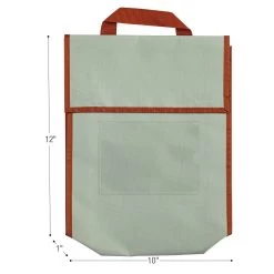 Really Good Stuff® Boho Book Pouch Medium - Mint Book Pouch With Clay Trim - Single -Children School Supplies S1065228 5