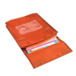 Really Good Stuff® Boho Book Pouch Medium -Clay Book Pouch With Clay Trim - Single -Children School Supplies S1065265 1