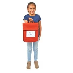 Really Good Stuff® Boho Book Pouch Medium -Clay Book Pouch With Clay Trim - Single -Children School Supplies S1065265 4