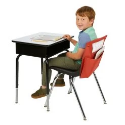 Really Good Stuff® Boho Chair Pocket Classic -Clay Chair Pocket With Clay Trim - Single -Children School Supplies S1065347 3