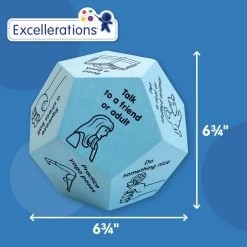 Excellerations® Social-Emotional Learning Emotions Dice Kit: Missing Someone, Decision Making Skills And Developing Self-Confidence -Children School Supplies S1066262 3