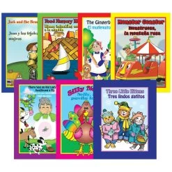 English & Spanish PreK Story Folders - 34 Titles