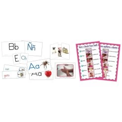 English And Spanish Language Development Card Sets - 44 Sets