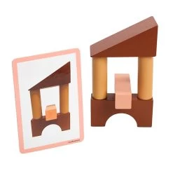 Excellerations® Engineered Blocks - 22 Pieces In Natural Colors -Children School Supplies S1071729 1