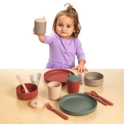 Dantoy Tiny Bio-based Dinnertime Set -Children School Supplies S1079960 4