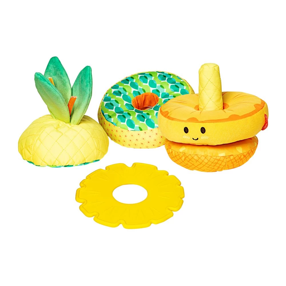 Melissa & Doug Pineapple Soft Stacker 2 Melissa & Doug Pineapple Soft Stacker - Image 2