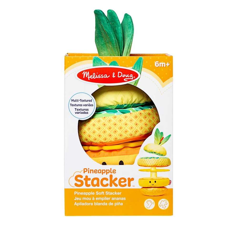 Melissa & Doug Pineapple Soft Stacker 3 Melissa & Doug Pineapple Soft Stacker - Image 3