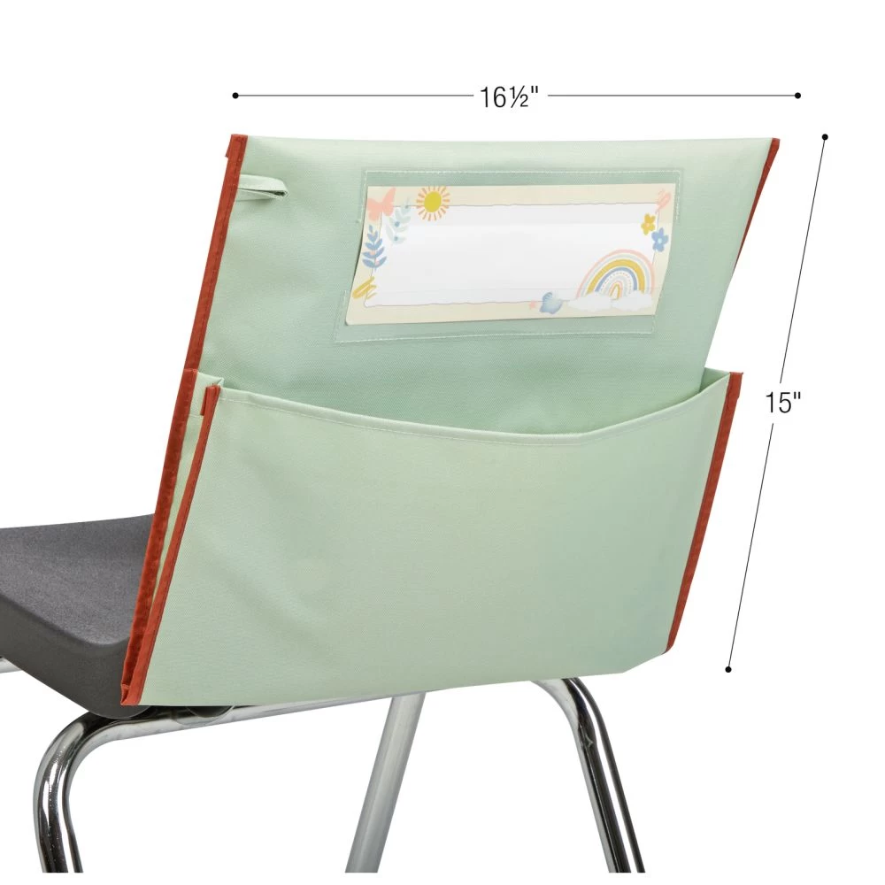 Really Good Stuff® Boho Chair Pocket - 6 Pack 3 Really Good Stuff® Boho Chair Pocket - 6 Pack - Image 3