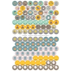 Really Good Stuff® Cool And Calm Monthly Calendar Pages And Stickers 2023-2024 Double Sided -Children School Supplies S1094855 4