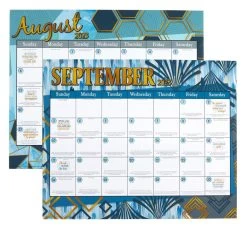 Really Good Stuff® Cool And Calm Monthly Calendar Pages And Stickers 2023-2024 Double Sided -Children School Supplies S1094855 5