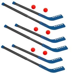 Excellerations® Hockey Sticks With Balls - Set Of 6