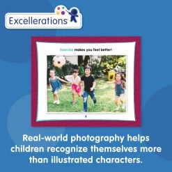 Excellerations® Healthy Spanish Book Set & Yoga Mats - 4 Books 5 Mats -Children School Supplies S1127542 1