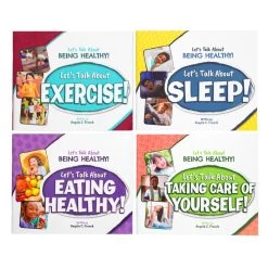 Excellerations® English & Spanish Healthy Book Set & Yoga Mats Kit - 8 Books 5 Mats -Children School Supplies S1127581 3