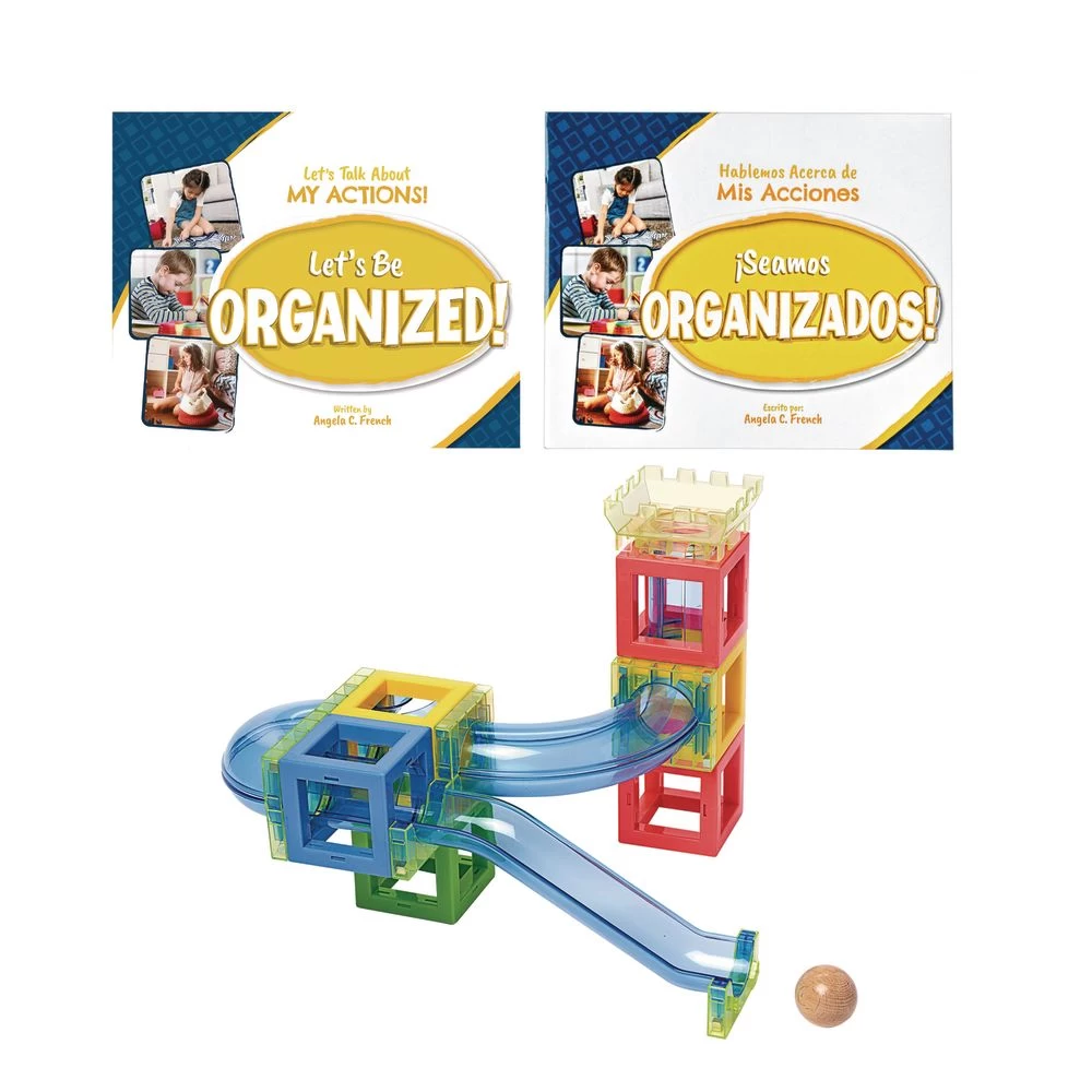 Excellerations® English & Spanish Action Books & Construction Set - 8 Books 1 Excellerations® English & Spanish Action Books & Construction Set - 8 Books