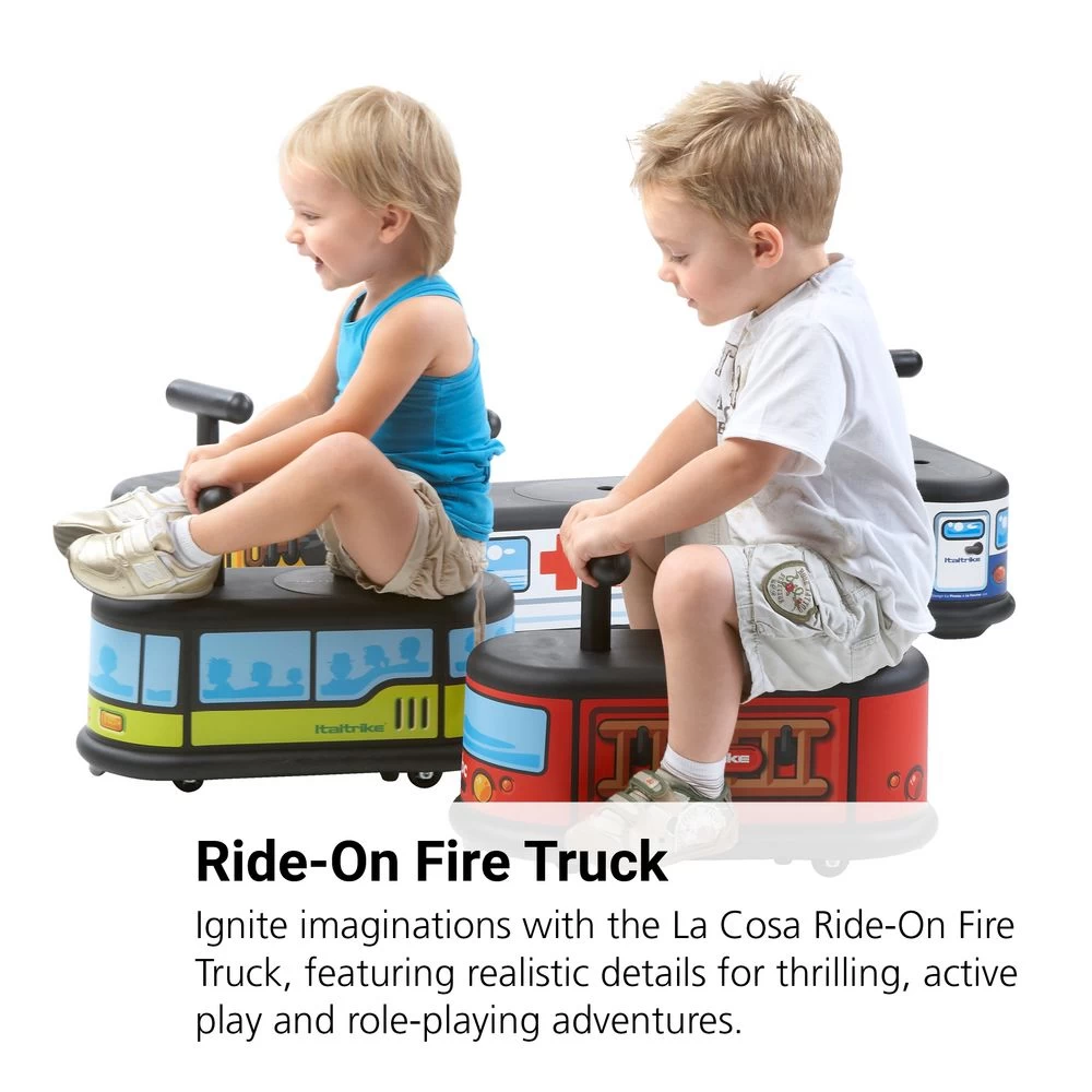 La Cosa Ride On Fire Truck 2 La Cosa Ride On Fire Truck - Image 2