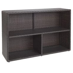 Excellerations® Wicker Shelf With Two Large Baskets -Children School Supplies S1165378 2