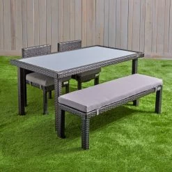 Excellerations® Outdoor Set - 2 Chairs, 1 Bench, & 1 Table 21" (Preschool Height) 10 Excellerations® Outdoor Set - 2 Chairs, 1 Bench, & 1 Table 21" (Preschool Height) -Children School Supplies S1178675 1