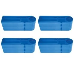 Really Good Stuff® Deluxe Desktop Prop And Park Tray With Adhesive Grip - Set Of 24