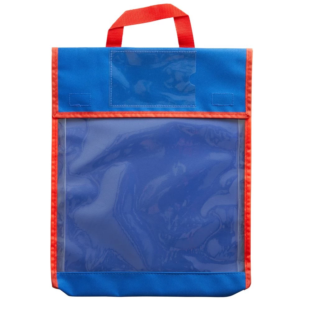 Store More® Medium Clearview Book Pouches - Single Color - Set Of 6 2 Store More® Medium Clearview Book Pouches - Single Color - Set Of 6 - Image 2