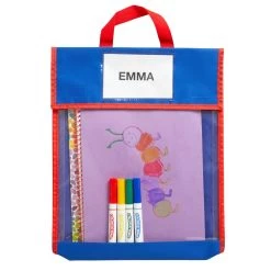 Store More® Medium Clearview Book Pouches - Single Color - Set Of 6 11 Store More® Medium Clearview Book Pouches - Single Color - Set Of 6 -Children School Supplies S1244381 4