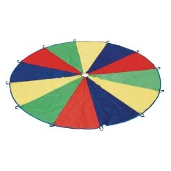 Excellerations® Brawny Tough Rainbow Parachute - 12'Dia. 8 Excellerations® Brawny Tough Rainbow Parachute - 12'Dia. -Children School Supplies S285001 1