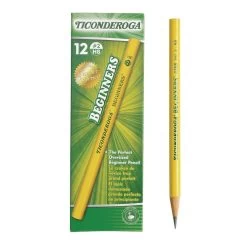 Ticonderoga® Beginners® No.2 Pencils - Without Erasers, Set Of 12
