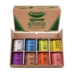 Crayola® Regular Crayons Classpack® Value Pack - 8 Colors, Set Of 800