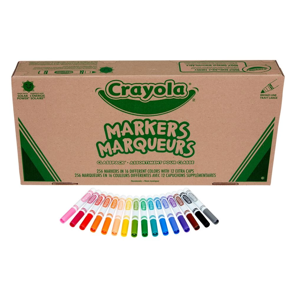Crayola® Conical Tip Markers Classpack® - Regular, Set Of 256 4 Crayola® Conical Tip Markers Classpack® - Regular, Set Of 256 - Image 4