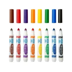 Crayola® Conical Tip Markers, Washable, Set Of 8 -Children School Supplies S285319 1
