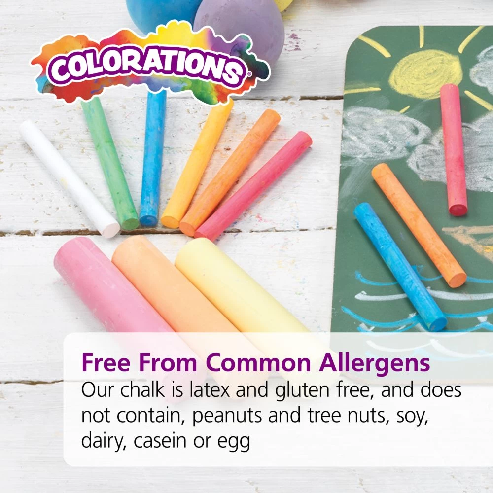 Colorations® Colored Dustless Chalk - 100 Pieces 2 Colorations® Colored Dustless Chalk - 100 Pieces - Image 2