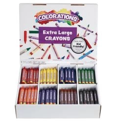 Colorations® Extra Large Crayons, Value Pack - Set Of 200