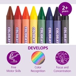 Colorations® Extra Large Crayons, Value Pack - Set Of 200 -Children School Supplies S288247 1