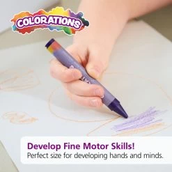 Colorations® Large Crayons - 8 Colors, Set Of 400 -Children School Supplies S288471 2