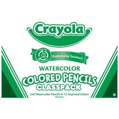 Crayola® Watercolor Pencils Classpack® - Set Of 240 -Children School Supplies S297140 2