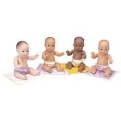 Discount School Supply® Tender Touch Baby Dolls - Set Of All 4